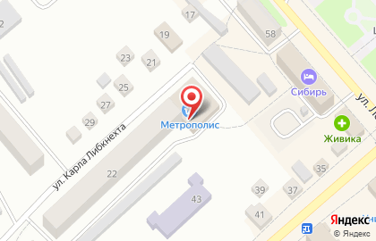 Банкомат Западно-Сибирский банк Сбербанка России на улице Карла Либкнехта на карте