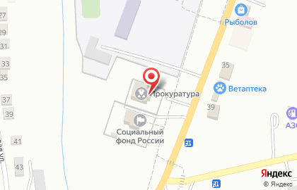 Прокуратура Камызякского района на карте