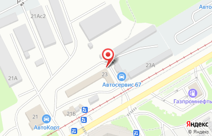 Шиномонтажная мастерская Шинсервис 67 на карте