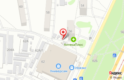 Киоск по продаже фруктов и овощей в Барнауле на карте