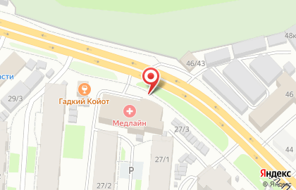 Новая Линия на улице Петровского на карте