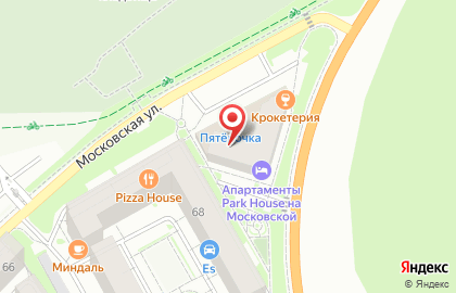 Магазин Царь-рыба на Московской улице на карте
