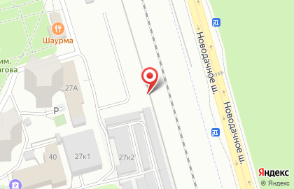 Шиномонтажная мастерская на Московском шоссе на карте