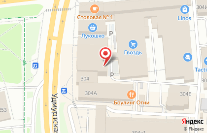 Салон света Восход на Удмуртской улице на карте