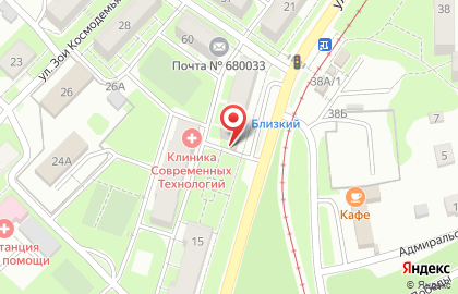 Продуктовый магазин на улице Руднева на карте