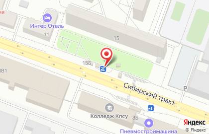 Салон цветов на улице Сибирский на карте