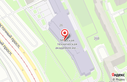 Спб. Морской Технический Колледж, Площадка # 2 на карте