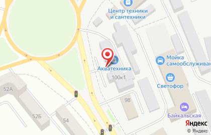 Магазин качественной сантехники АкваТехника на улице Бурова-Петрова на карте