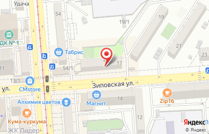 Магазин КубаньКанц в Прикубанском районе на карте