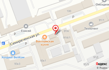 Магазин спецодежды в Омске на карте