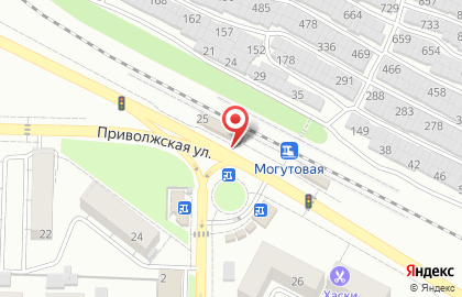 Магазин фастфудной продукции на Приволжской улице на карте