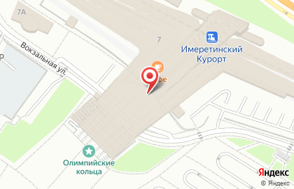 Эрлинг в Адлерском внутригородском районе на карте