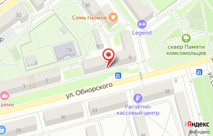 Магазин печатной продукции канцелярских товаров и игрушек, на карте