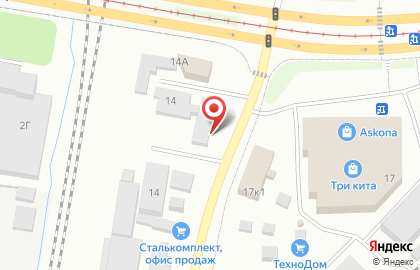Шиномонтажная мастерская на улице Пойма на карте