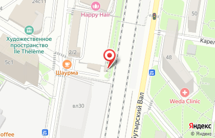 ЕКА в Бумажном проезде на карте