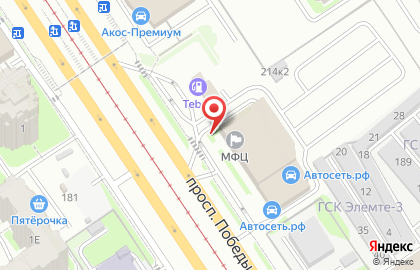 Многофункциональный центр в Республике Татарстан на проспекте Победы на карте