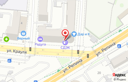 Служба экспресс-доставки Cdek в Верх-Исетском районе на карте