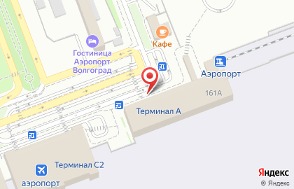 Международный аэропорт Волгоград в Дзержинском районе на карте