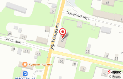 Супермаркет Магнит в Пожарном переулке на карте