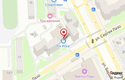 Магазин Белая роза в Октябрьском районе на карте