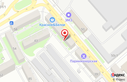 Магазин продуктов на улице Ленина на карте