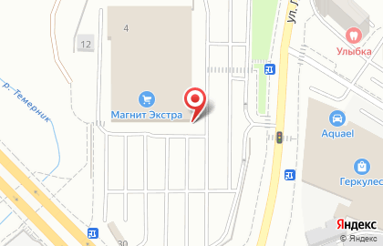 Сеть супермаркетов Магнит-Аптека на улице Лелюшенко на карте