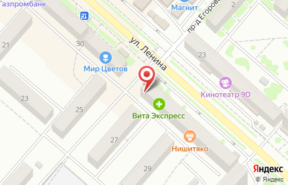 Парикмахерская Кокетка на улице Ленина на карте
