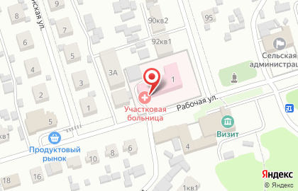 Участковая больница, сельское поселение Воскресенка на карте