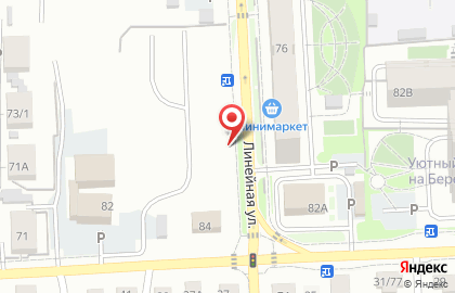 Автостоянка в Красноярске на карте