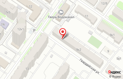 Салон-парикмахерская Акцент на Гвардейской улице на карте