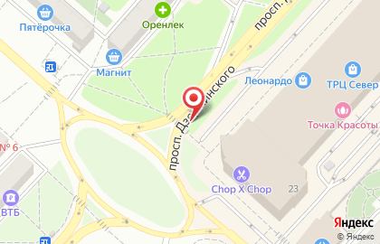 Имплозия на проспекте Дзержинского на карте