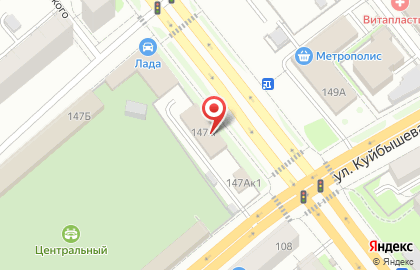 Автомойка в Кургане на карте