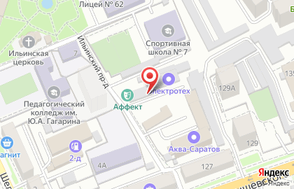 ООО Технократ в Октябрьском районе на карте