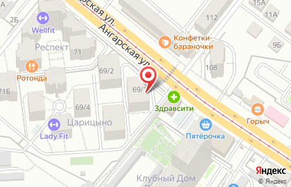 Детский центр Кот ученый в Дзержинском районе на карте