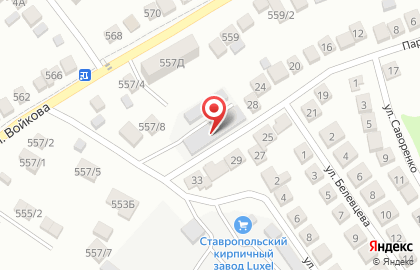 Пески на Парковой улице на карте