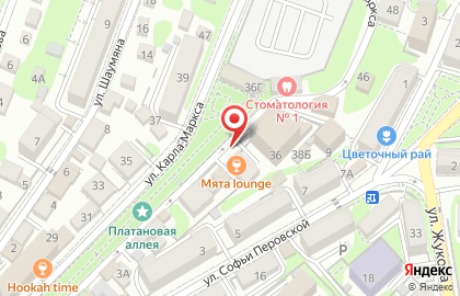 Студия танца Нашествие в Краснодаре на карте