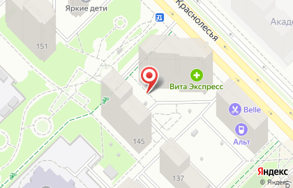 Академический, ЗАО РСГ-Академическое в Верх-Исетском районе на карте