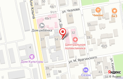 Нотариус Алиева А.И. кабинет на карте
