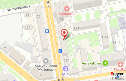 Банкомат АКБ Экспресс-Волга в Октябрьском районе на карте