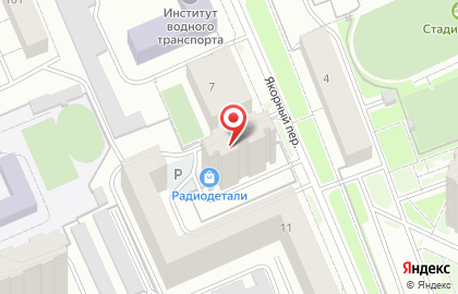 Продуктовый магазин Подкова в Якорном переулке на карте