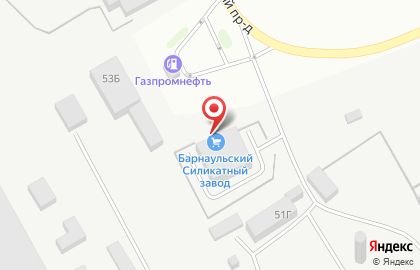 Барнаульский Силикатный Завод на карте