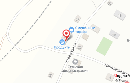 Продуктовый магазин в Новосибирске на карте