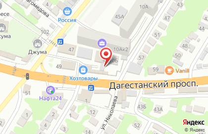 Мастерская по авторазбору в Дагестанских Огнях на карте