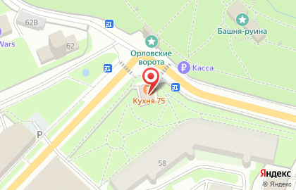 Продуктовый магазин в Санкт-Петербурге на карте