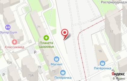 Продовольственный магазин Овощи и фрукты на карте