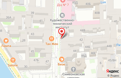 Магазин Афоня на Моховой улице на карте