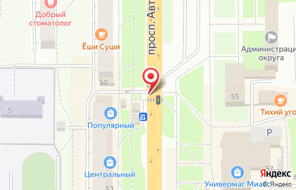 ОМИТРА, копицентр на проспекте Автозаводцев на карте
