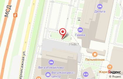 Юридическая компания Московский правовой центр на Измайловском шоссе на карте