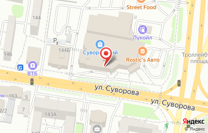 Ресторан быстрого обслуживания Макдоналдс в Ленинском районе на карте