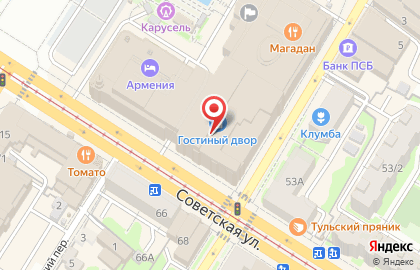 Магазин косметики и парфюмерии O Juvy в Центральном районе на карте